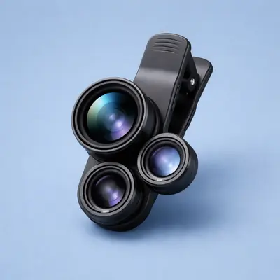 Lentile clip-on pentru telefon