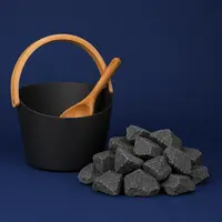 Accesorii sauna (găleți, termometre, pietre)