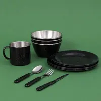 Veselă de camping (din melamină / inox)