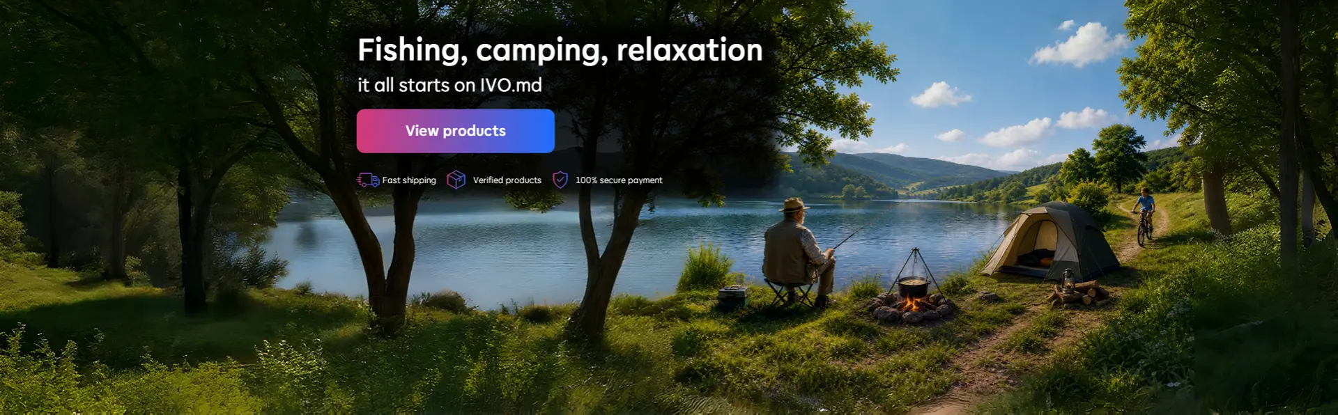Fishing, camping, relaxation it all starts at IVO.md