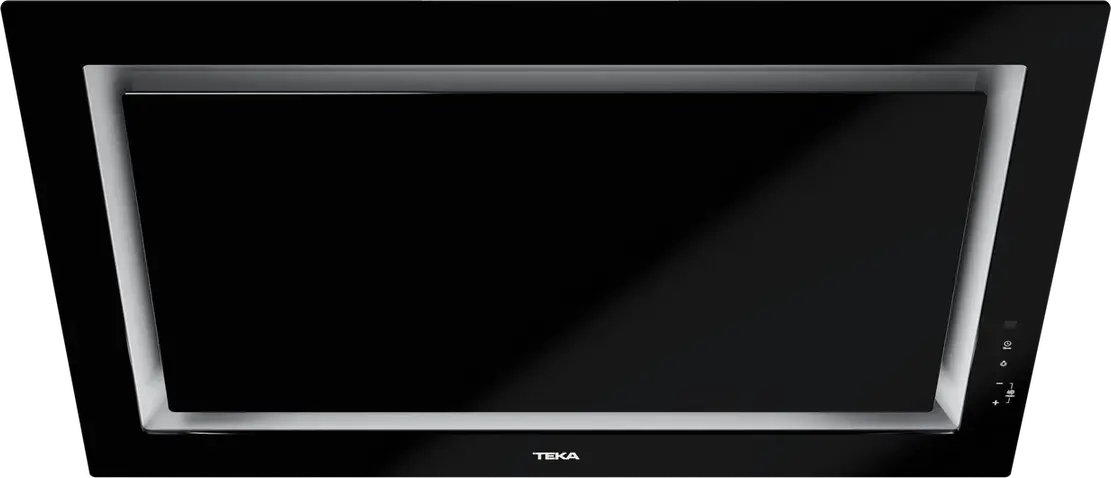Teka DLV 99670 Vertical Decorative Hood, 900mm, Night River Black Glass, Touch Control, EcoPower Motor, LED Lighting, FreshAir Function, 920 m3/h