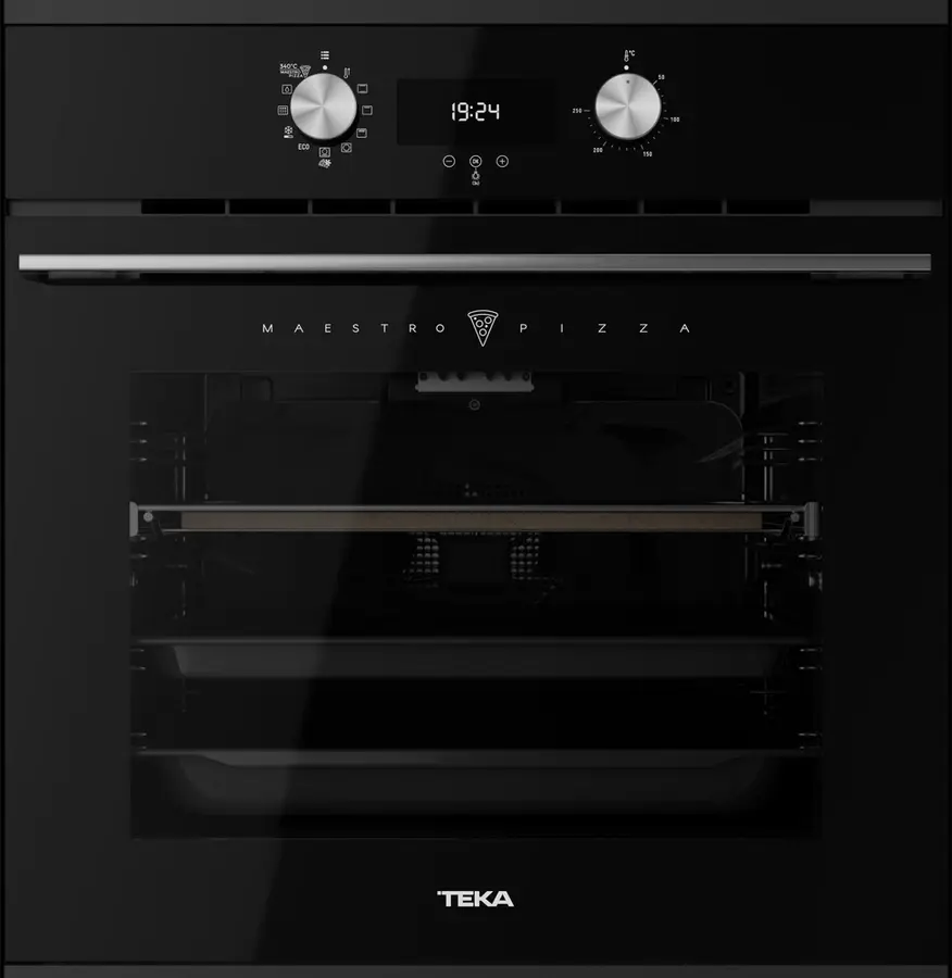 Teka HLB 8510 P MastroPizza Built-in Oven, Pyrolysis & HydroClean PRO, 70L, A+ Energy Class, Surround Temp Turbo, Touch Control, SoftClose, Pizza Stone