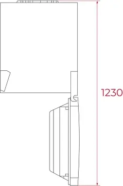 Teka NFL 342 C E-INOX Free Standing Combi Refrigerator, Full No Frost, Bottom Freezer, 302L Net Volume, Energy Class E, Inox Fingerprint Proof