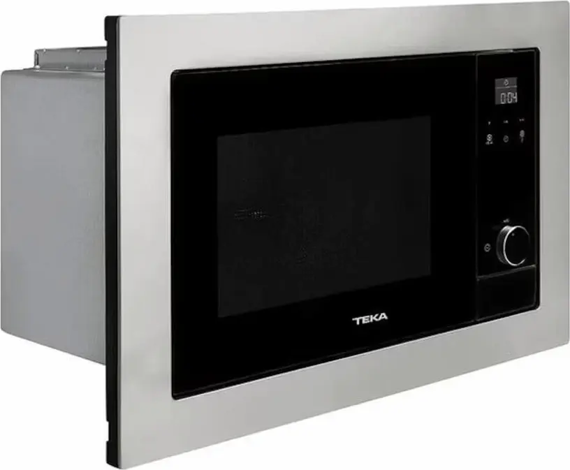 Teka MS 620 BIS Built-in Microwave Oven with Quartz Grill, 20L Capacity, 700W/1000W, Stainless Steel Inox, Touch Control TFT Display, Auto Defrost