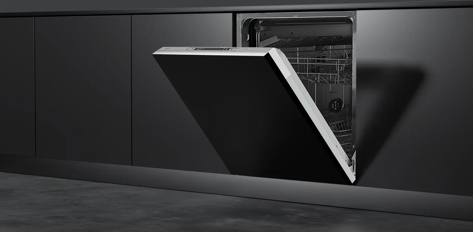 Teka DFI 46650 Fully Integrated Dishwasher, 12 Place Settings, 5 Programs, Energy Class E, Electronic LED Control, Extra-Dry & Half-Load, 598mm Width