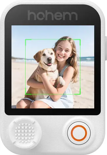 Hohem iSteady V3 Ultra 3-Axis Smartphone Gimbal Stabilizer with Detachable Touchscreen Remote, AI Tracking, Fill Light and Extension Rod - Arctic White