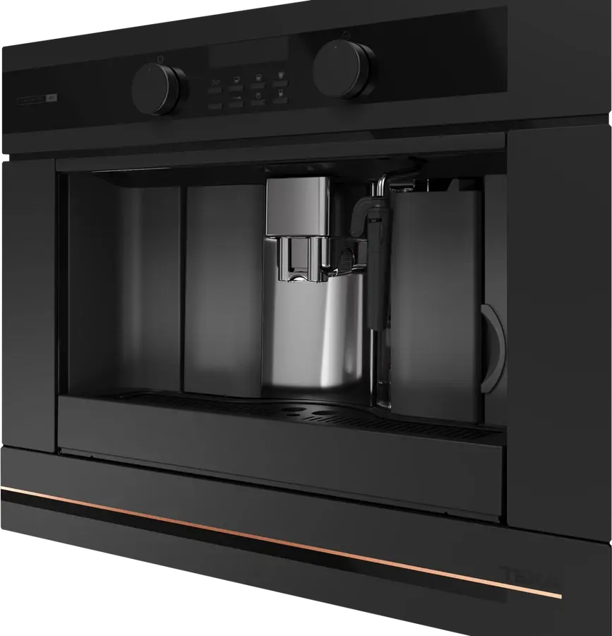 Teka CLC 85-G1 GM BM Infinity G1 Built-in Automatic Espresso Machine, 15 Bar, Integrated Steel Grinder, Touch Control, Matte Black, 1.8L Tank
