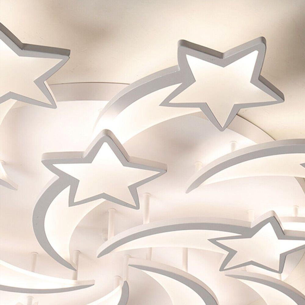 ProLed Super Star 140W LED Chandelier, 5-Arm Modern Design, Remote Control, Dimmable & CCT Adjustable, 10000lm, Aluminum & Acrylic