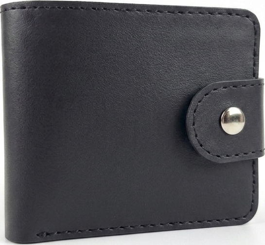 NICOV Classic MAXI Wallet in Natural Leather, Handmade in Moldova, 2 Banknote Compartments, 8 Card Slots, Money Pocket, 11.5 x 10 cm - Brown