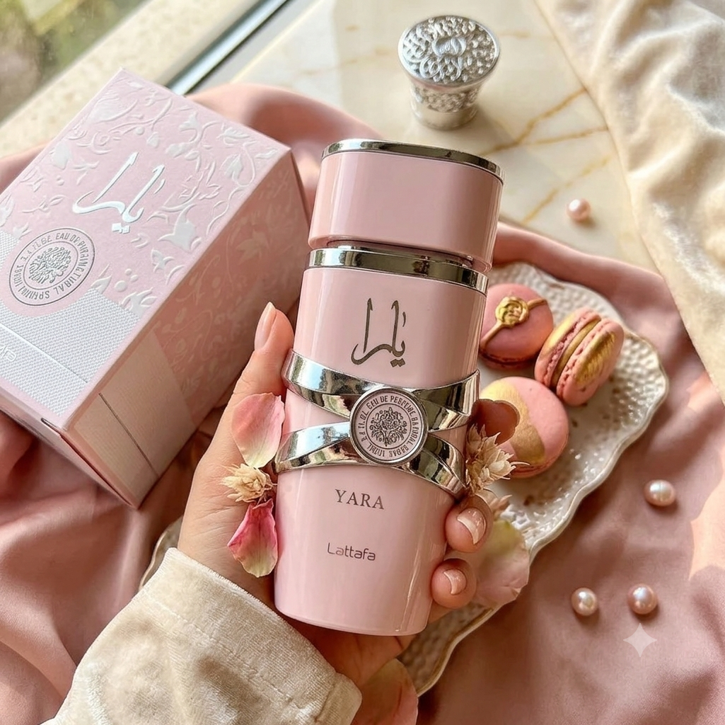 Apă de Parfum Lattafa Yara, Femei, 100ml, Parfum Oriental Vanilat cu Note Fructate, Orhidee și Mosc