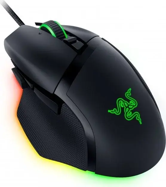 Marvo Fit Lite G1 Gaming Mouse, PixArt 3327 Optical Sensor, 12000 DPI, 7 Programmable Buttons, Omron Switches, RGB Lighting, Interchangeable Palm Rests