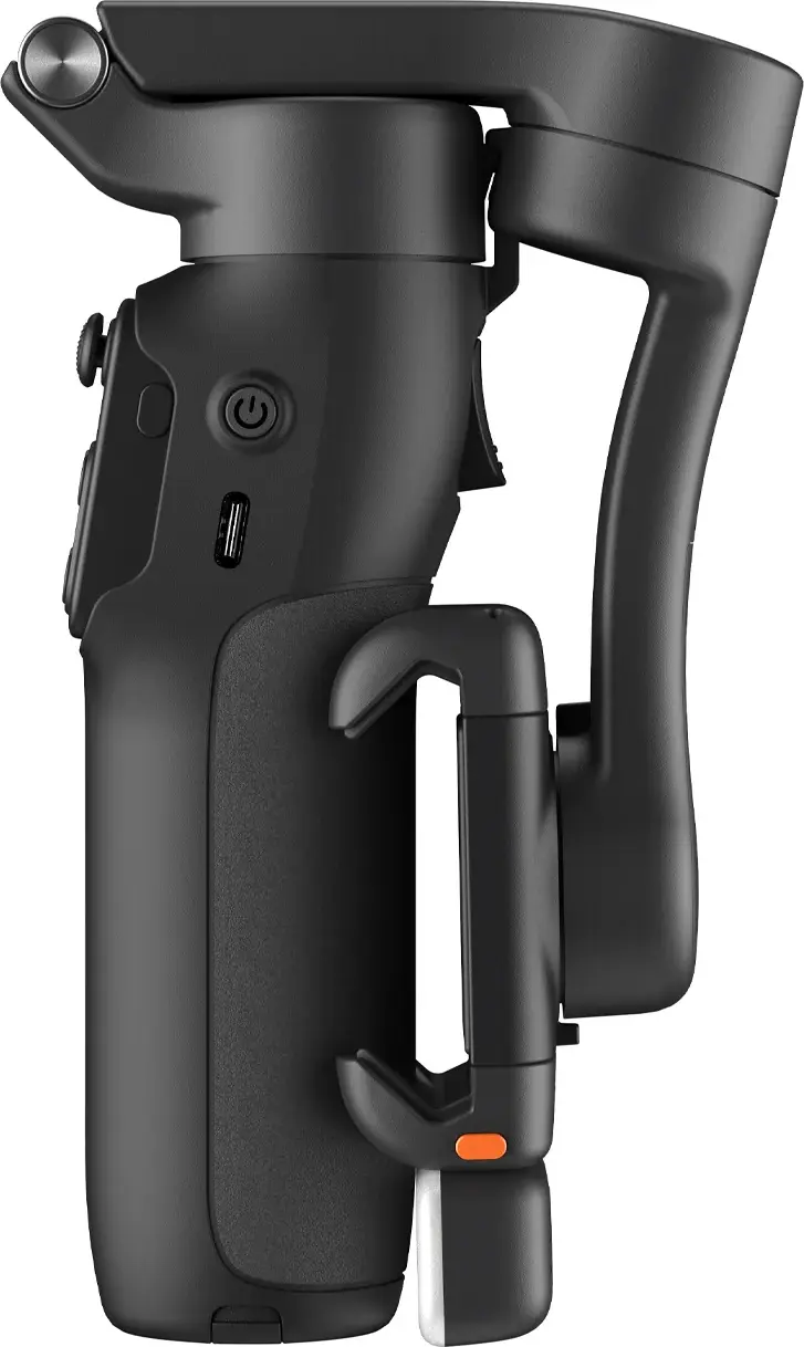 Hohem iSteady X3 3-Axis Smartphone Gimbal Stabilizer, Black, Built-in Extension Rod & Tripod, Detachable Remote, Magnetic Fill Light, 300g Payload