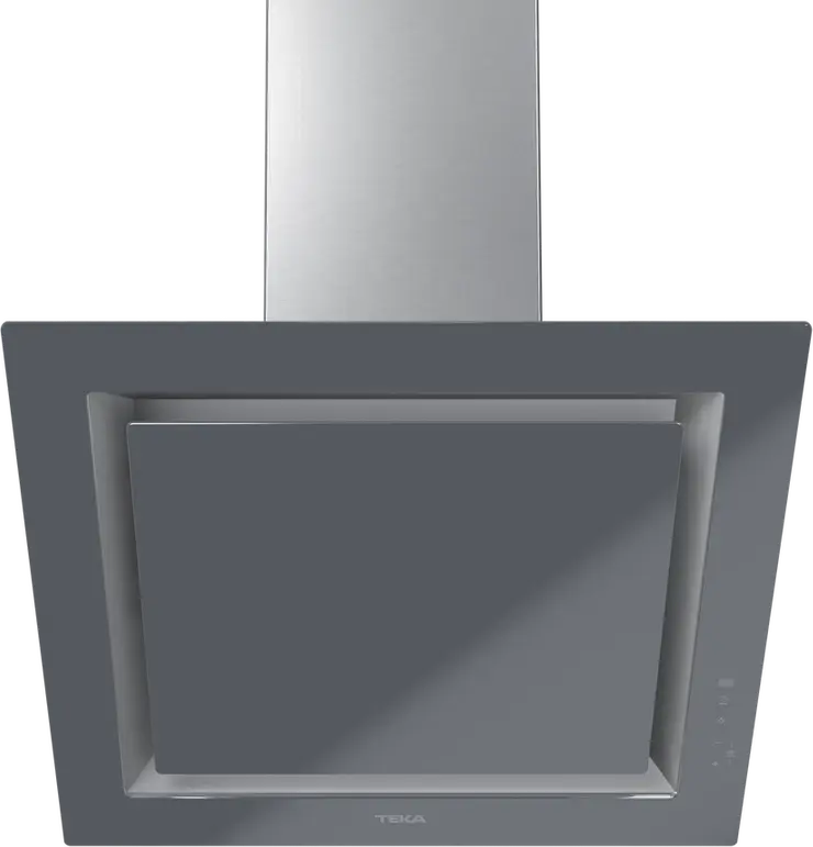 Teka DLV 68660 ST TOS Urban Colors Vertical Decorative Hood, Stone Grey, 60cm, Touch Control, LED BAR, Fresh AIR, 725 m3/h Max Extraction