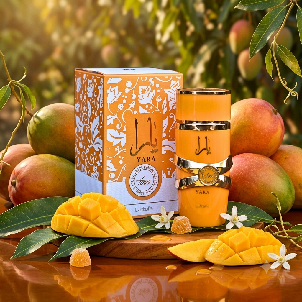 Lattafa Yara Tous Eau de Parfum for Women, 100 ml - Tropical Fruity Floral Gourmand with Mango, Coconut and Vanilla Notes