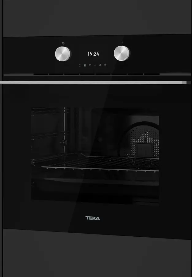 Teka HLB 8600 BK Multifunction Built-in Oven, A+ Energy Class, 70L Capacity, 12 Cooking Functions, HydroClean PRO, TFT Display, Telescopic Guides