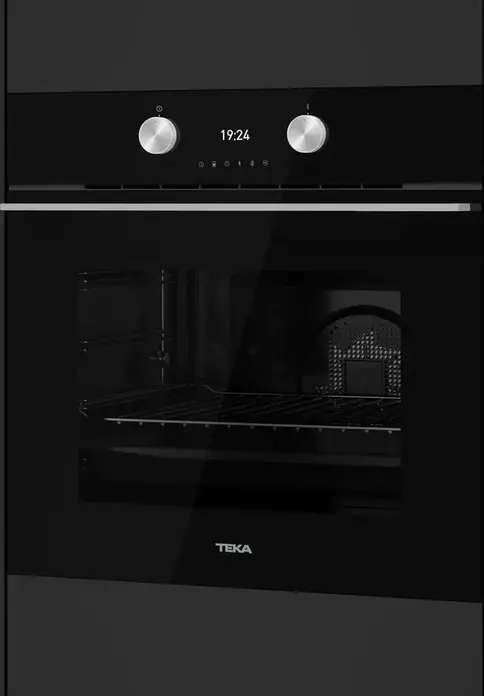 Teka HLB 8600 BK Multifunction Built-in Oven, A+ Energy Class, 70L Capacity, 12 Cooking Functions, HydroClean PRO, TFT Display, Telescopic Guides