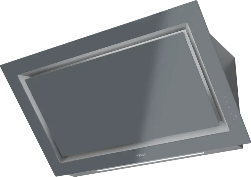 Teka DLV 98660 TOS ST Vertical Decorative Hood, Urban Colors Edition, Stone Grey, 900mm, Touch Control, LED Lighting, Rim Extraction, 696 m3/h Max