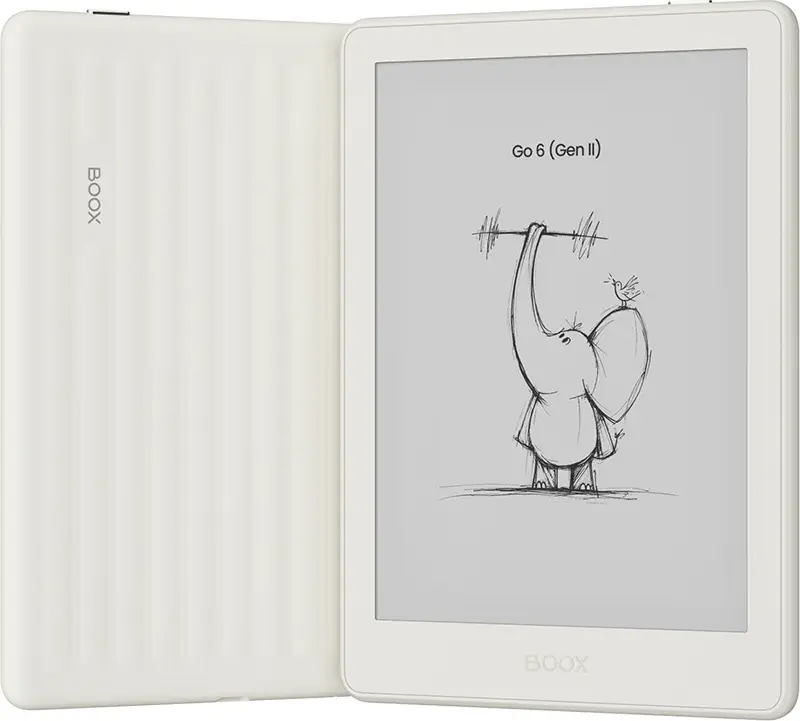 ONYX BOOX Go 6 (Gen II) E-Reader, 6" E Ink Carta 1300, 300 PPI, 3GB RAM, 32GB, Android 11, Stylus Support, Front Light, Shell