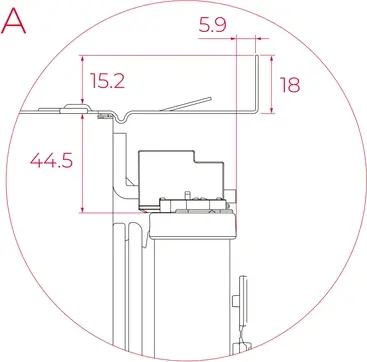 Teka RBF 73395 FI Built-in Bottom Freezer Refrigerator, Total No Frost, Inverter Compressor, 267L Capacity, Energy Class C, VitaCare Box, 178.5cm
