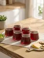 Set de 6 piese Pahare pentru apa Bohemia Xtra Optic din cristal, 350 ml, cu model optic deosebit