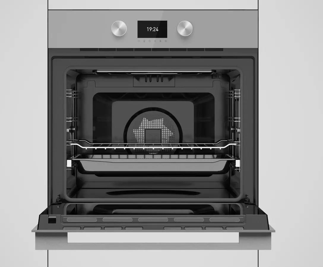 Teka HLB 8600 SM Urban Colours Built-in Multifunction Oven, SurroundTemp, 70L Capacity, A+ Energy Class, HydroClean PRO, TFT Display, Steam Grey