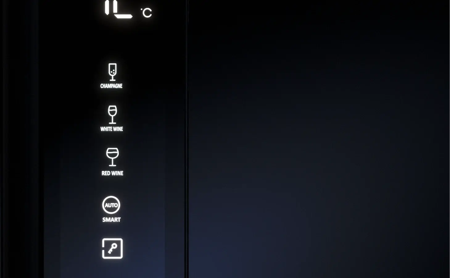 Teka RLF 85950 GBK Side by Side Refrigerator with Integrated Wine Cooler, Full No Frost, Inverter Motor, MetalCooling, Crystal Black, 548L, 183x91x71cm