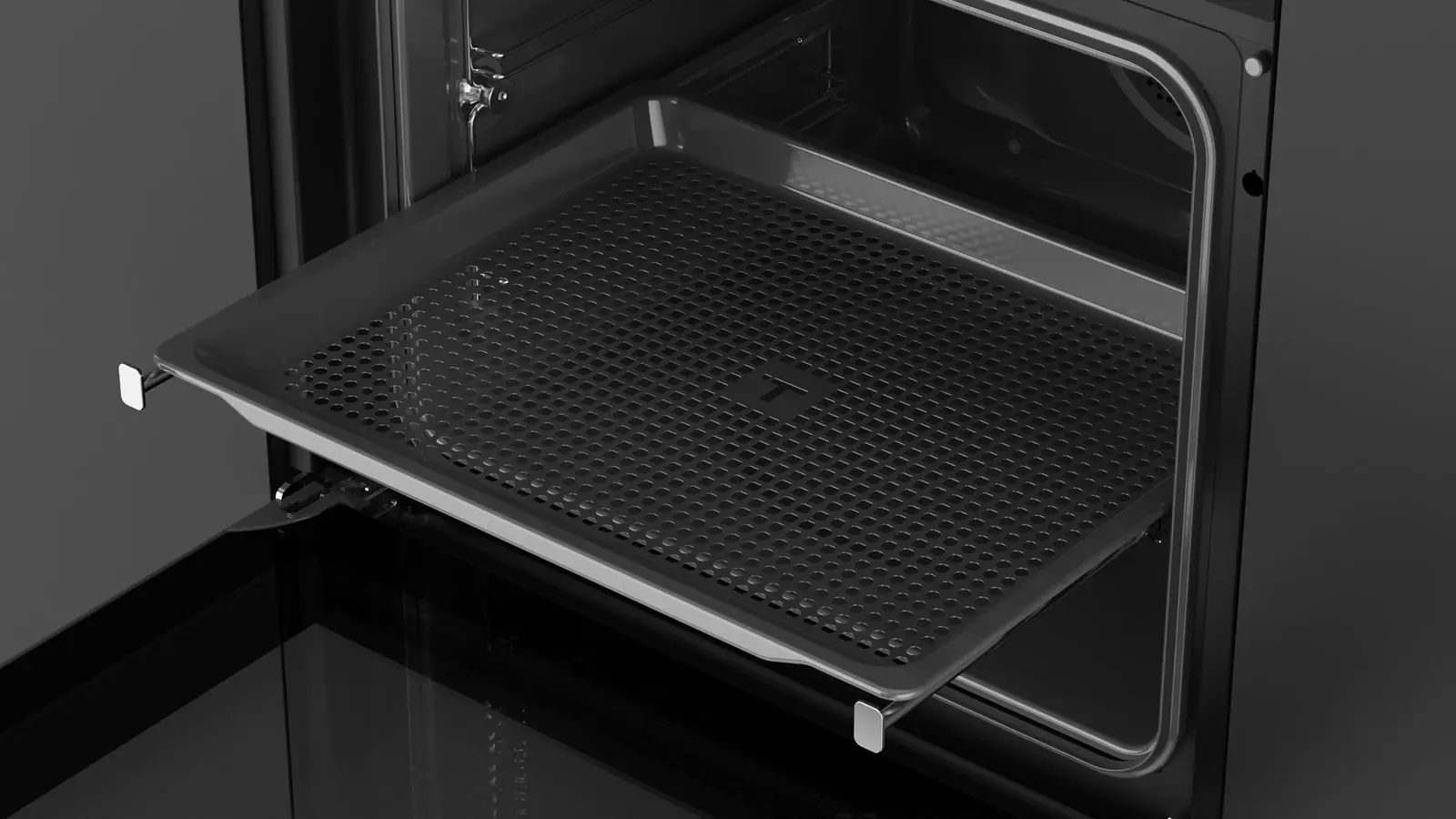 Cuptor Multifuncțional Teka HLB 8416 BK, Funcție AirFry, Sistem Surround Temp Turbo, Curățare HydroClean PRO, SoftClose, Șine Telescopice, Clasa A+, 70L
