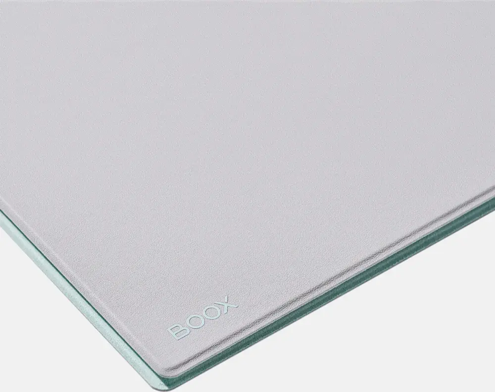 ONYX BOOX 13.3" Magnetic Case for Tab X C - Light Gray Slim Vegan Leather Folio with Auto Sleep/Wake and Folding Stand