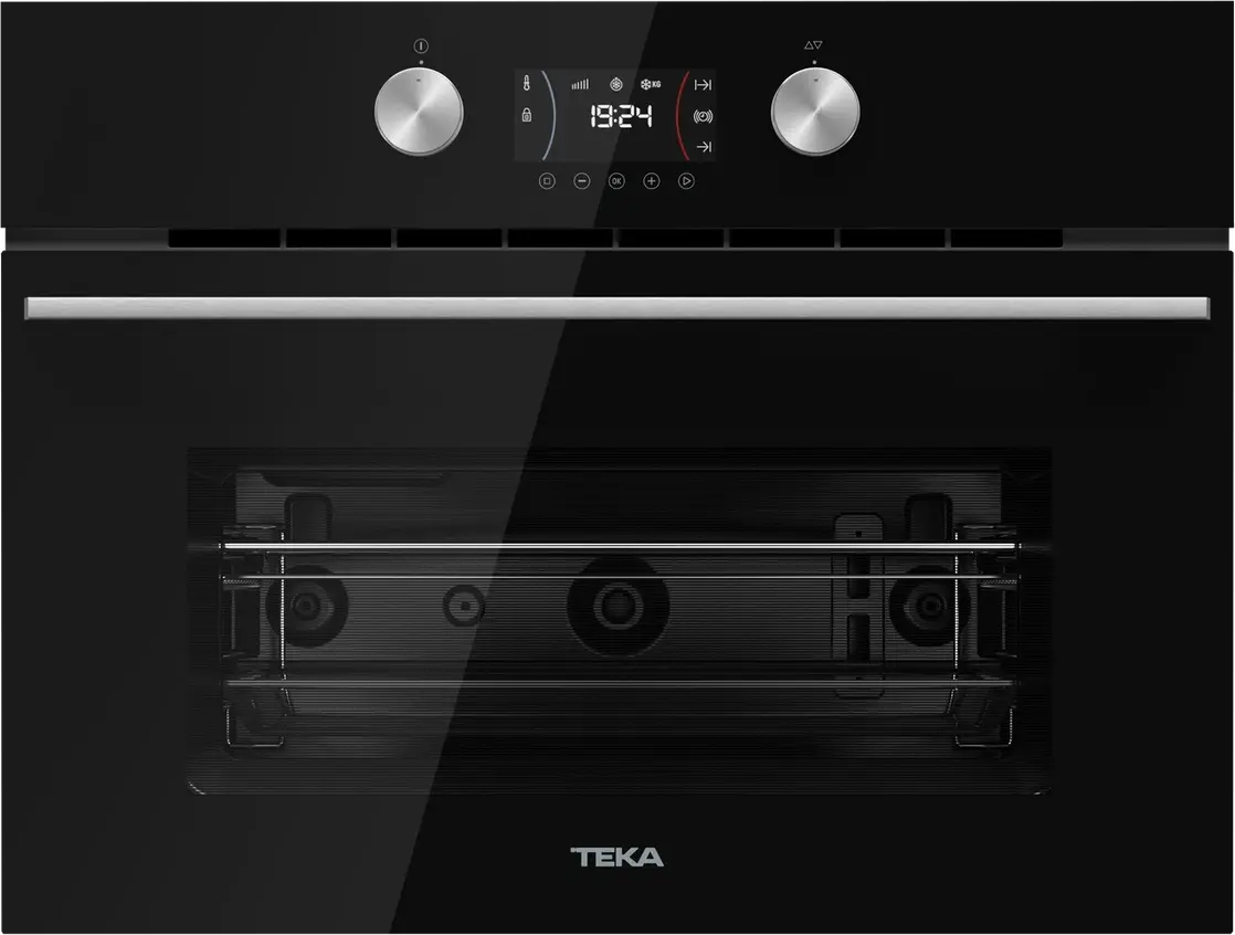 Cuptor cu Microunde și Grill Încorporabil Teka MLC 8440 BK, Ediția Urban Colors, Putere 1000W/1400W, Capacitate 45L, Control Touch, Negru Night River