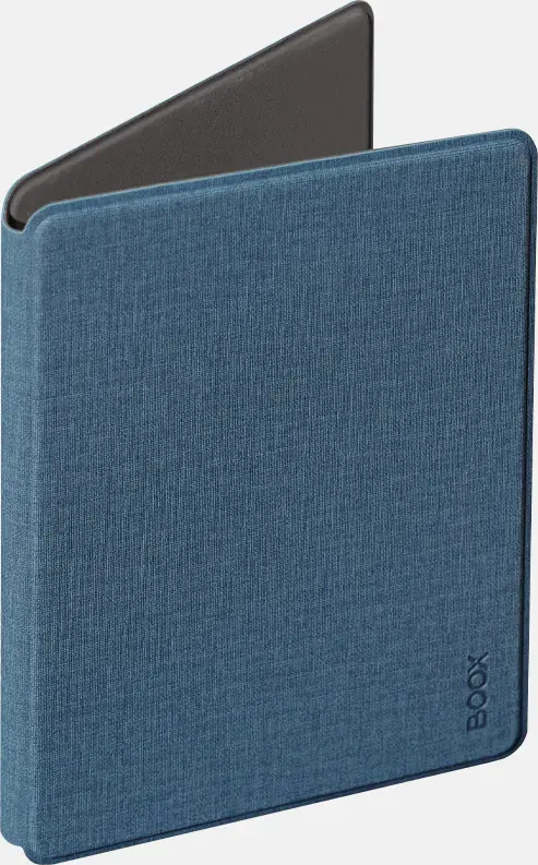 Onyx Boox Go 6 (Gen II) Magnetic Case - Navy Woven Textured Fabric Protective Cover with Auto Sleep/Wake and Magnetic Attachment