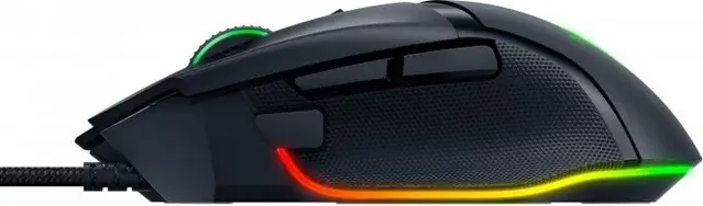 Marvo Fit Lite G1 Gaming Mouse, PixArt 3327 Optical Sensor, 12000 DPI, 7 Programmable Buttons, Omron Switches, RGB Lighting, Interchangeable Palm Rests