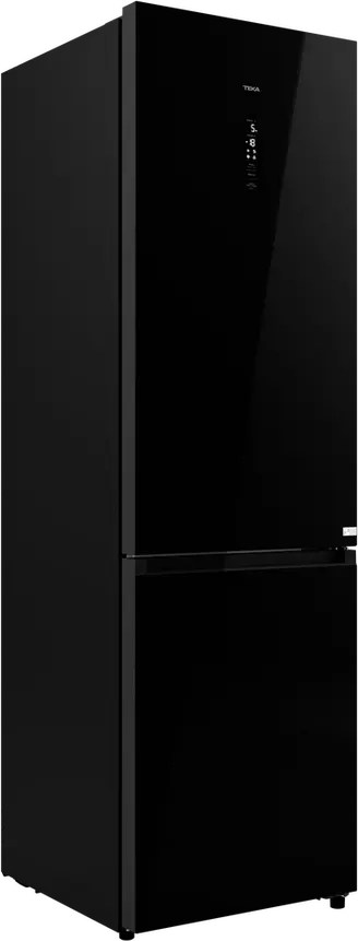 Teka RBF 88670 GBK Free-standing Bottom Freezer Refrigerator, Total No Frost, Inverter Compressor, Black Glass, 378L, Energy Class C, 59.5x201x70 cm