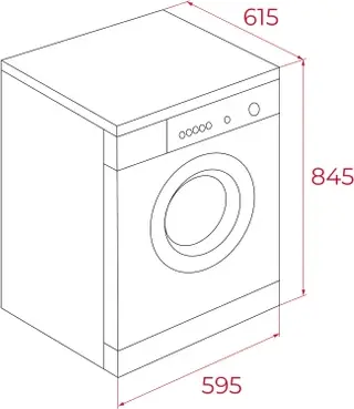 Teka SCK 70820 WH Free-standing Condensation Dryer, 8 kg Capacity, Energy Class B, 14 Programs, SoftCare Stainless Steel Drum, Electronic Control