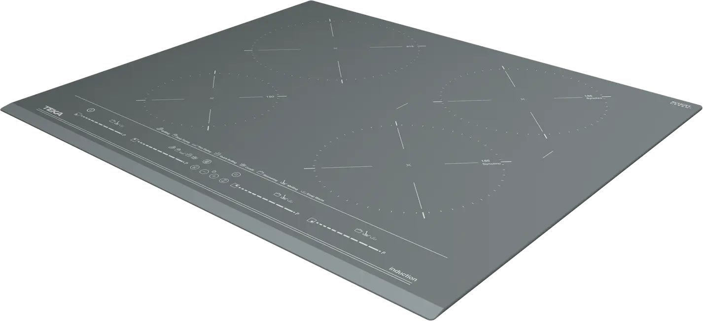 Plita cu Inductie Teka IZC 64630 MST MasterSense Urban Colours, 5 Zone cu Syncro si Senzori de Temperatura, Control MultiSlider, Sticla Gri Pietre