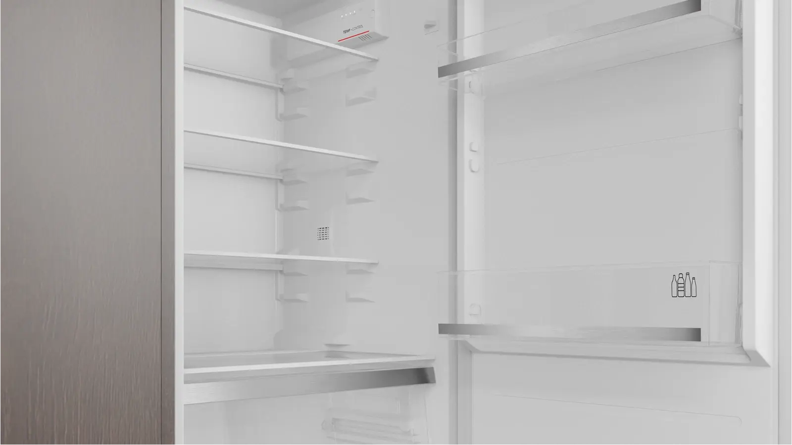 Teka RSR 42265 FI Built-in Single Door Refrigerator with Top Freezer, Inverter Motor, No Frost Fridge, 190L Capacity, Energy Class E, 125.5x54x55 cm