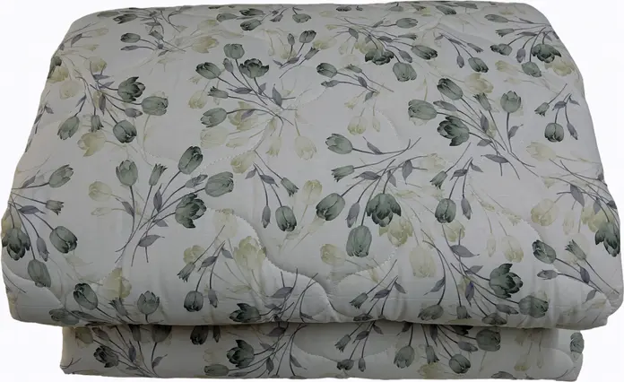 KIVRAK Winter Blanket 200x220 cm, 100% Natural Sheep Wool Filling, Ranfors Cotton Cover, Breathable Heat-Retaining Quilt with Carrying Bag