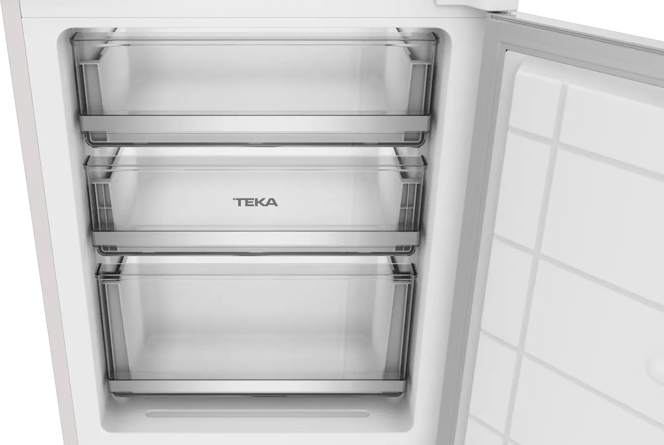 Frigider Înglobabil Combinat Teka RBF 73380, LongLife No Frost, ZeroBox și VitaCare Box, Clasa Energetică E, Capacitate Totală 244L, Alb