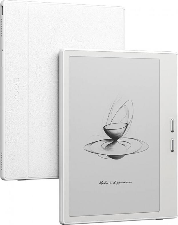 ONYX BOOX Go 7 E-Reader, White, 7" E Ink Carta 1300, 300 PPI, Octa-core 2.4GHz, 4GB RAM, 64GB, Android 13, Page-Turn Buttons, MicroSD Slot