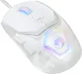 Игровой мышь Marvo Fit Lite G1, оптический сенсор PixArt 3327 12000 DPI, 7 программируемых кнопок, переключатели Omron, RGB подсветка, сменные накладки под ладонь