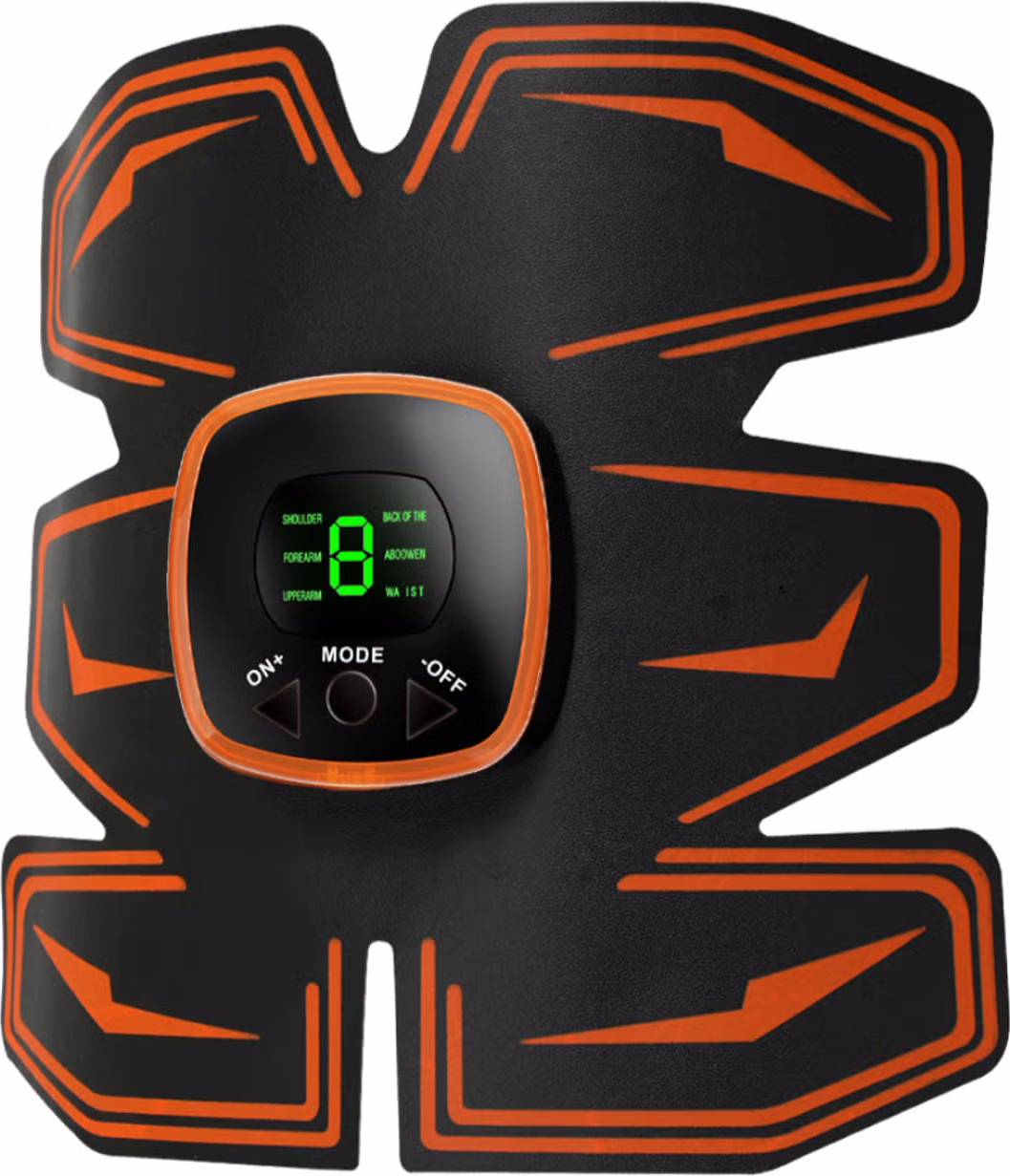 Trainer EMS Smart Fitness Gen. 2: Stimulator Electric al Mușchilor cu 6 Programe. Tonifiere Abdomen și Corp. Reîncărcabil, Wireless, cu Padele cu Gel. Ardere Grăsimi.