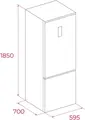 Frigider Combinat Teka RBF 64670 SS, Total No Frost, Motor Inverter, Inox, Clasa Energetică C, Volum 338L, Dimensiuni 60x70x185 cm