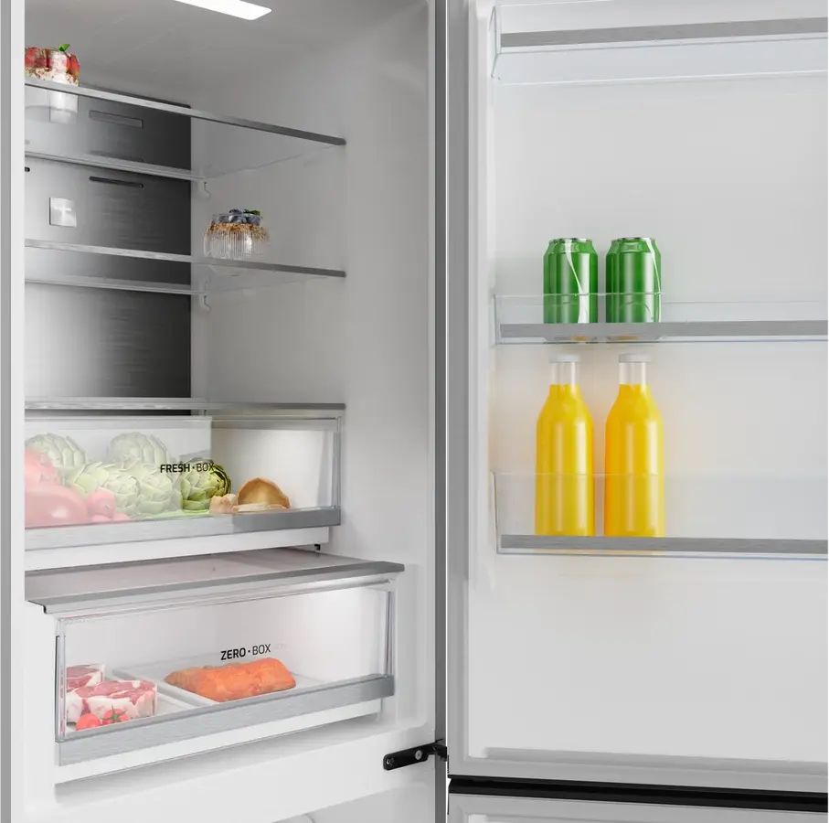 Teka RBF 64670 WH Free-standing Bottom Freezer Refrigerator, Total No Frost, 338L Capacity, Energy Class C, White, 59.5x70x185 cm