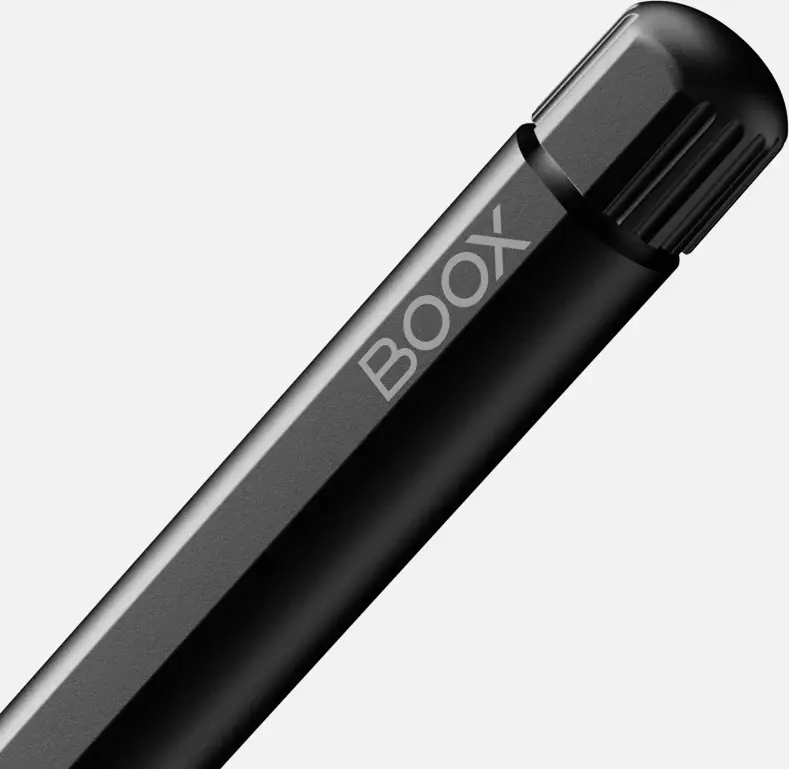 Stylus digital ONYX BOOX Pen2 Pro cu radieră integrată, Wacom EMR, 4096 nivele de presiune, atașament magnetic pentru tabletele Boox E-Ink - negru