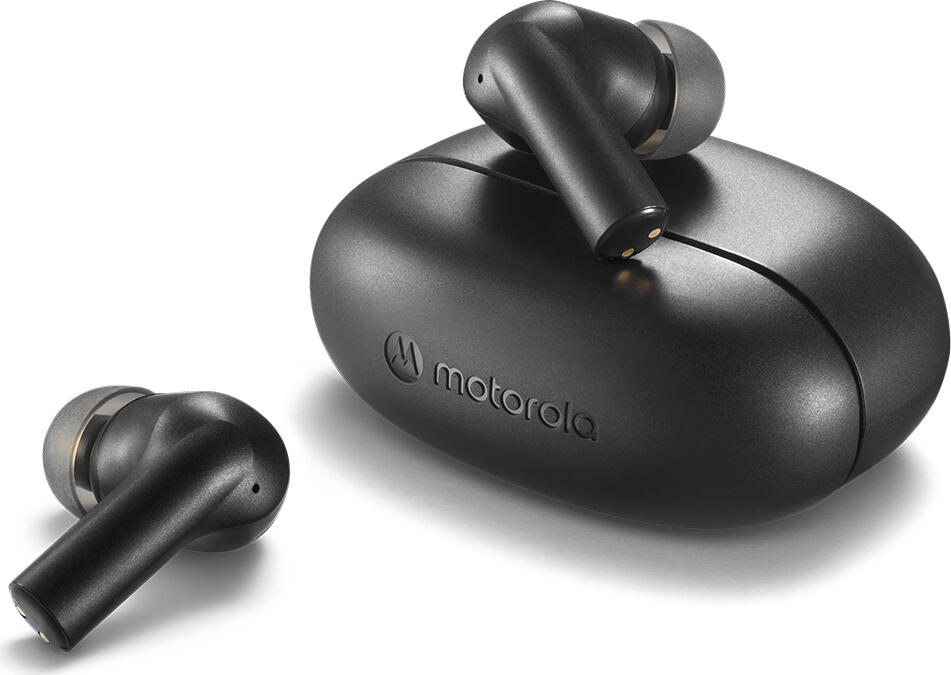 Căști Motorola Moto Buds 500 ANC True Wireless, Anulare Activă a Zgomotului, Bluetooth 5.3, IPX4, Autonomie 20h, Drivere 10mm, Google Fast Pair