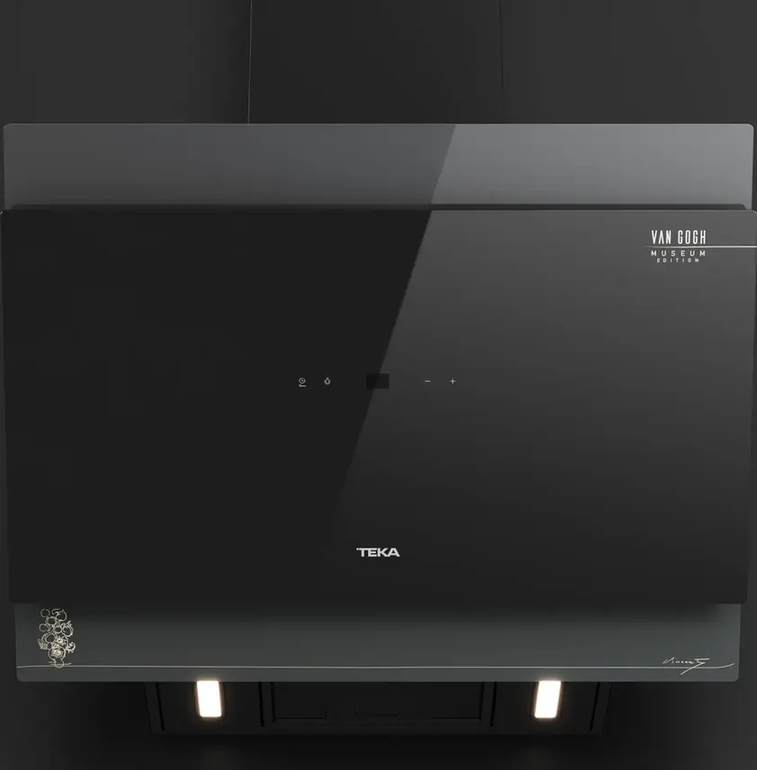 Teka DVT-VG 68660 TOS BK Van Gogh Museum Edition Decorative Hood, 60cm, Dark Grey Crystal & Black, EcoPower Motor, Touch Control, FreshAir, LED
