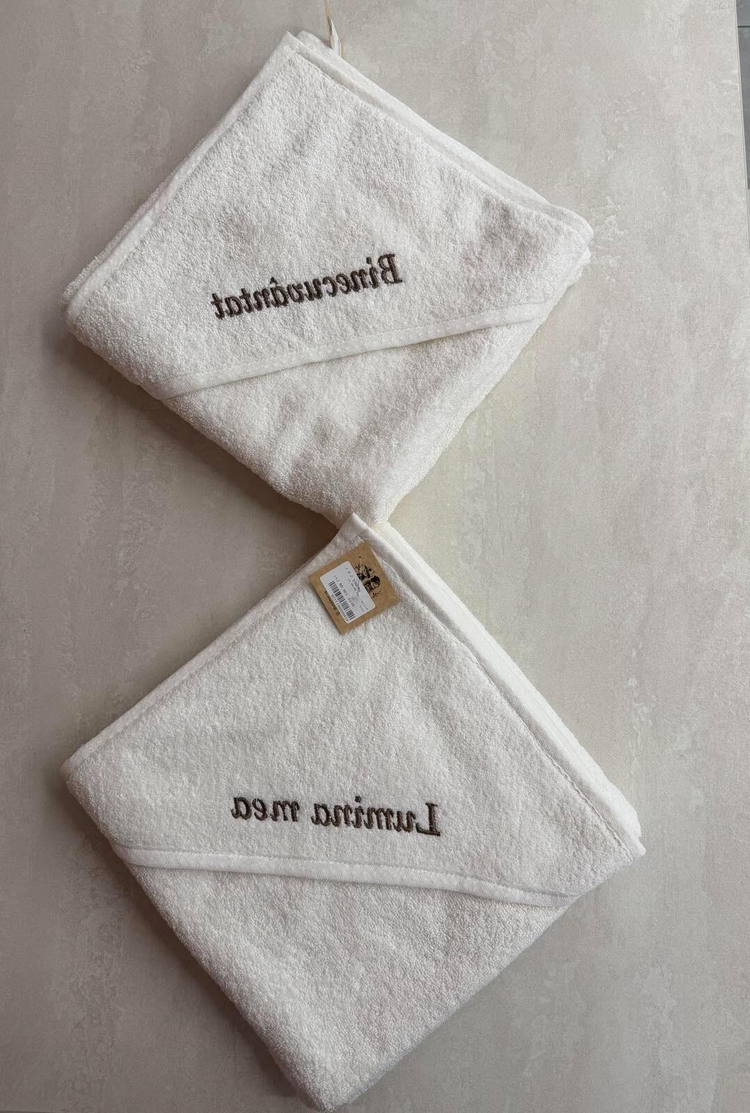 Children's towel - ivory