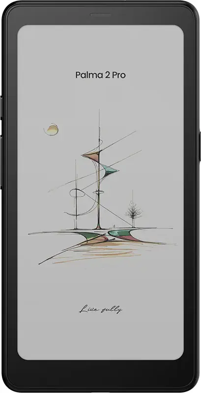 ONYX BOOX Palma 2 Pro 6.13" Kaleido 3 Color E Ink Tablet, 8GB RAM, 128GB, 5G Data, Android 15, 16MP Camera, Stylus Support - Black