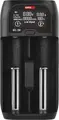 EMOS BCL-20D Universal Smart Battery Charger, 2 Slots, LCD Display, USB-C, for Li-ion, LiFePO4, NiMH, NiCd, 18650, 21700, AA, AAA, 1000mA