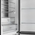 Frigider Combinat Teka RBF 88680 DSS, Total No Frost, Dark Inox, Motor Inverter, Metal Cooling, Iluminare LED, Capacitate 378L, 59.5x70x201 cm