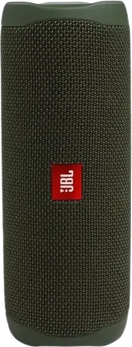 JBL Flip 5 Portable Bluetooth Speaker, Green, 20W RMS, IPX7 Waterproof, 12h Battery Life, PartyBoost Stereo Pairing, USB Type-C Charging